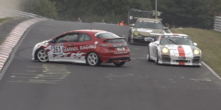 Video: Milliseconds separated these drivers from crashing at the Nurburgring