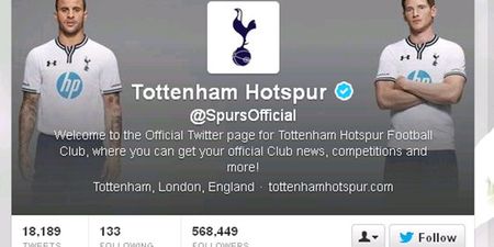 The Spurs Twitter account gets sarky over Gareth Bale background picture drama