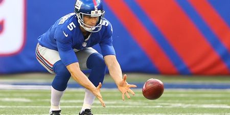 Pic: The New York Giants punter might be the most ripped man in sports