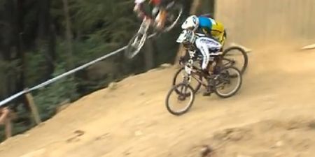 Video: Is this the greatest overtaking manoeuvre in the history of cycling?