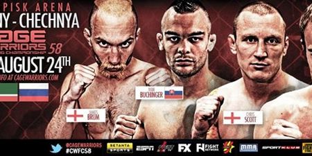 Video: Cage Warriors 58 takes place tonight, and you can watch it right here on JOE
