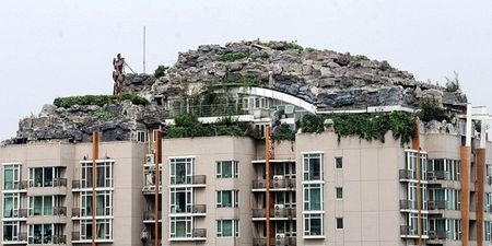 Professor builds mountain villa on Beijing high-rise