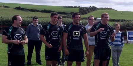 Video: Connacht players singing the Green and Red of Mayo
