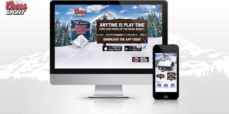 Coors Light are giving away a trip to the Rockies for one lucky gamer
