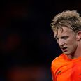 Pic: Dirk Kuyt’s face was in a bad way after a training collision with Dutch teammate Jonathan de Guzman