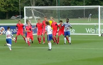 Video: Reading under-18 player scores with a brilliantly innovative free-kick