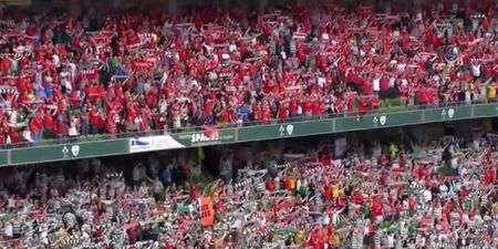 Video: The hair-raising rendition of You’ll Never Walk Alone from the Dublin Decider yesterday