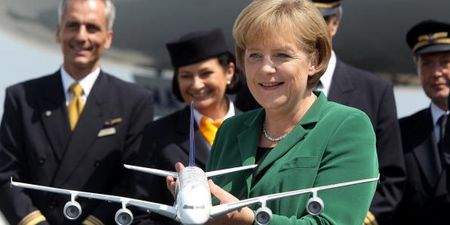 (Almost) naked dancing man breaks into Angela Merkel’s government jet for epic one-man party