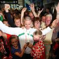 Video: Irish Dancing man at Rob Heffernan’s homecoming was nearly as popular as Heffernan himself