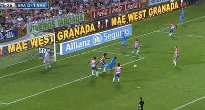 Video: A swing and a miss as Ronaldo falls on his arse against Granada