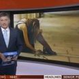 Video: BBC newsreader delivers entire report with random ream of A4 paper in his hand