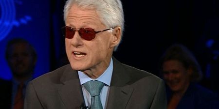 Video: Watch (and cringe) as Bill Clinton disastrously attempts to do an impression of Bono live on CNN
