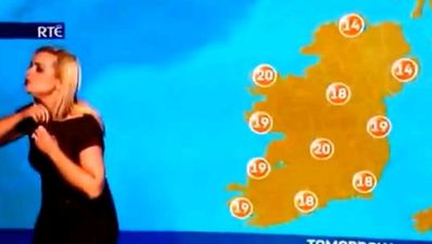 Video: RTE blooper catches weather presenter singing after broadcast