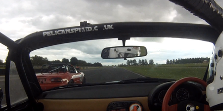 Video: MX5 racer almost killed thanks to d*ckhead move from competitor