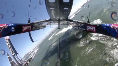 Video: Scary moment for Team New Zealand as boat nearly capsizes in America’s Cup