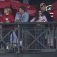 Video: Baseball fan caught on camera taking the phrase ‘second base’ literally with his missus