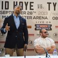 Pic: The eye cut that has seen the David Haye and Tyson Fury fight cancelled