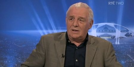 Pic: Brilliant typo reveals that Eamon Dunphy is slightly older than we think he is…
