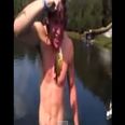 Video: Ah hair, the human fishing rod. We’re not codding