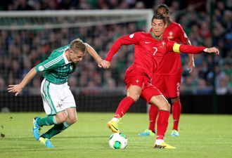 Video: Cristiano Ronaldo bags a hat-trick against Northern ireland