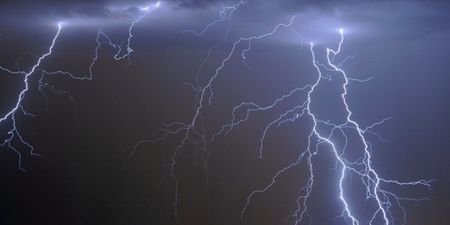 Picture: Amazing shot of the lightning in Tipperary last night