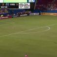 Video: An incredible goal from the halfway line was scored in the MLS last night