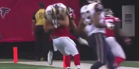 Video: Huge WWE-style tackle from the NFL last night, complete with good ol JR on commentary