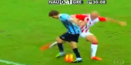 Video: Outrageous skill from Brazil as player nutmegs the same defender three times in one run