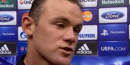 Video: Wayne Rooney’s slightly awkward post-match interview on ITV last night