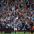 Pic: The happiest Meath man in Villa Park at the weekend