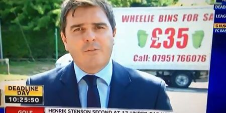 Video: Brilliant piece of opportunistic advertising during Transfer Deadline Day