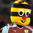 Pic: Burnley mascot sent off and pictured in a cell