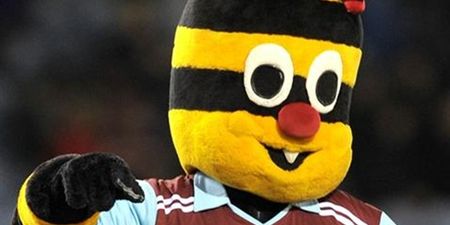 Pic: Burnley mascot sent off and pictured in a cell