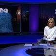 Video: Did you see the Cookie Monster being interviewed on Newsnight last night?