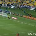 Video: Possibly the world’s worst corner was taken in Brazil last night