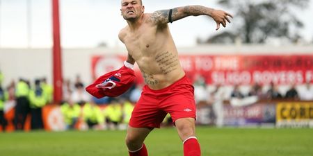 ICYMI: Brilliant picture of Sligo’s Anthony Elding from yesterday’s FAI Cup semi-final