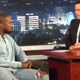 Video: Kanye West and Jimmy Kimmel kiss and make-up after feud