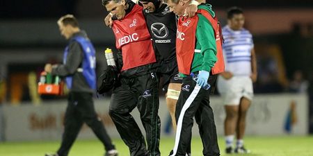 Injuries mounting for Irish sides as Muldoon out for six weeks and BOD doubtful