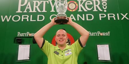 After a brilliant 2013 so far, Michael van Gerwen’s back in Dublin to defend his title