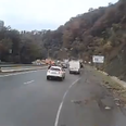 Video: Truck causes major pile up after brake failure