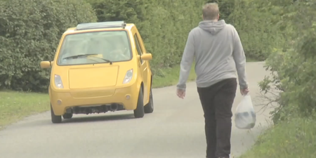 Video: The tiny car with a foghorn prank is actually pretty funny
