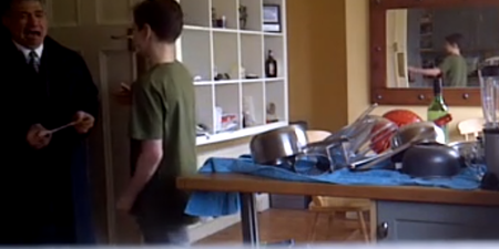 Video: Father can’t believe his son passed maths class