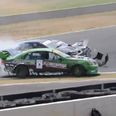 Video: Show off drifter causes carnage on race track