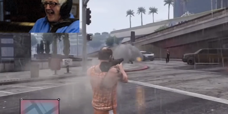 Video: Elderly granny goes on hilarious GTA V rampage