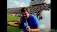 Video: Life as a sideline reporter can be very, very dangerous