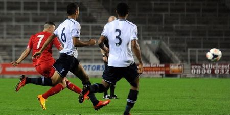 Video: Belting goal by Brad Smith for Liverpool’s U21s last night