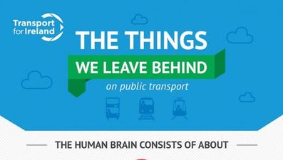 Infographic: Irish people leave behind lots of stuff, and some very weird stuff, on public transport