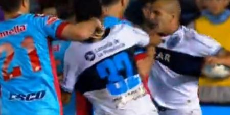Video: Five players sent off after massive brawl in Argentina