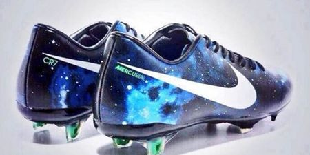 Pics: Ronaldo’s new Galaxy boots really are out of this world