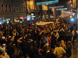 Pics and video: Sarajevo looked like mighty craic last night